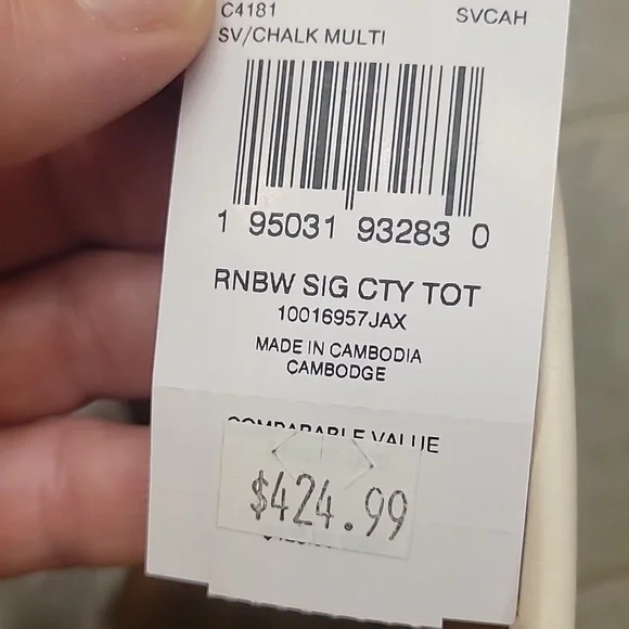 Coach Rainbow Bag, New with Tags - Picture 11 of 16